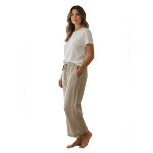 Talbots Linen Drawstring Pants women's size 4